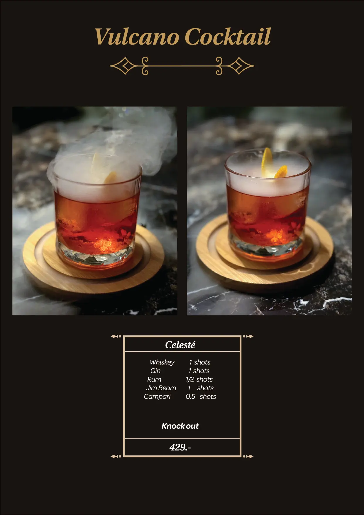 New Cocktail Menu 2024 - 2025